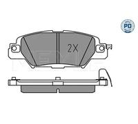 Plaquettes de frein Essieu arrière 025 223 3214/PD MEYLE pour MAZDA CX-5