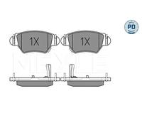 Plaquettes de frein Essieu arrière 025 232 5817/PD MEYLE pour OPEL ASTRA G Break