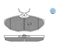 Plaquettes de frein Essieu arrière 025 234 2417 MEYLE pour JAGUAR DAIMLER