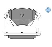 MEYLE 025 235 5717 Plaquettes de frein