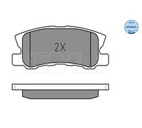 Plaquettes de frein Essieu arrière 025 235 8216 MEYLE pour MITSUBISHI DODGE JEEP