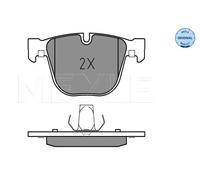 Plaquettes de frein Essieu arrière 025 237 3116 MEYLE pour BMW 5 Gran Turismo 7