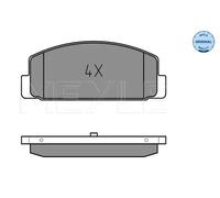 Plaquettes de frein Essieu arrière 025 240 4514 MEYLE pour MAZDA 626 V 6 Break