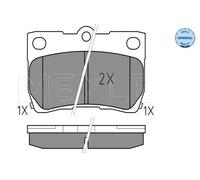 Plaquettes de frein Essieu arrière 025 243 2315/W MEYLE pour LEXUS IS II IS C GS