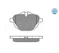 Plaquettes de frein Essieu arrière 025 245 6118 MEYLE pour BMW 5 X3 5 Touring X4