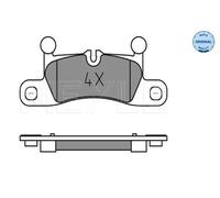 Plaquettes de frein Essieu arrière 025 247 2116 MEYLE pour PORSCHE VW