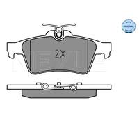 MEYLE Kit de plaquettes de frein 025 252 1817 Essieu arrière pour PEUGEOT 508 I 508 II
