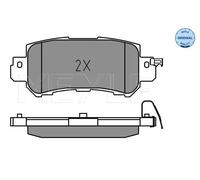 MEYLE 025 255 4014 Plaquettes de frein arrière pour CX-5 CX-3 2