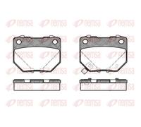 Plaquettes de frein Essieu arrière 0365.21 REMSA pour SUBARU IMPREZA Break