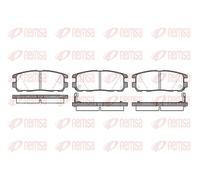 Plaquettes de frein Essieu arrière 0426.02 REMSA pour OPEL ISUZU