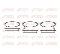 Plaquettes de frein Essieu arrière 0607.02 REMSA pour NISSAN 200SX Coupé
