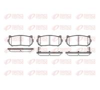 REMSA 0649.02 Plaquettes de frein