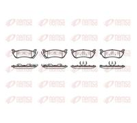 Kit de plaquettes de frein, frein à disque REMSA 0698.01
