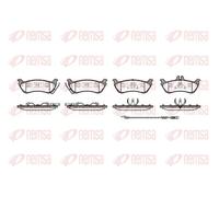 Kit de plaquettes de frein, frein à disque REMSA 0698.11