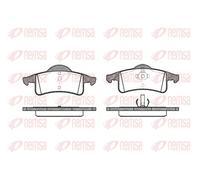 Plaquettes de frein Essieu arrière 0758.00 REMSA pour JEEP GRAND CHEROKEE II