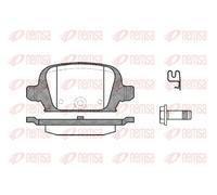 Kit de plaquettes de frein, frein à disque REMSA 0835.02