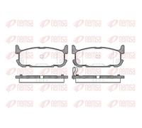 Plaquettes de frein Essieu arrière 0853.12 REMSA pour MAZDA MX-5 II