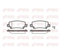 REMSA 0874.02 Plaquettes de frein