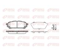 Plaquettes de frein Essieu arrière 1176.01 REMSA pour SUBARU IMPREZA Break