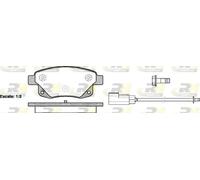 Plaquettes de frein Essieu arrière 21252.02 ROADHOUSE pour FORD TRANSIT Fourgon