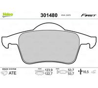 Valeo Plaquettes de frein 301480 – Gamme First pour Volvo S60 – Jeu de 4, essieu arrière