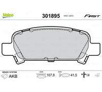 Plaquettes de frein Essieu arrière 301895 VALEO pour SUBARU IMPREZA Break BRZ