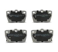 Plaquettes de frein Essieu arrière 51-02-256 ASHIKA pour TOYOTA RAV 4 I RAV 4 II