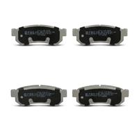 Plaquettes de frein Essieu arrière 51-0W-W07 ASHIKA pour CHEVROLET DAEWOO