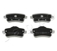 JAPKO 510517 Kit de plaquettes de frein, frein à disque pour MERCEDES-BENZ