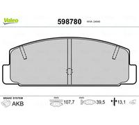 Plaquettes de frein Essieu arrière 598780 VALEO pour MAZDA 626 III 626 III Coupé