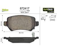 VALEO 872417 Plaquettes de frein