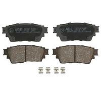 Jeu de plaquettes de frein ABE C25015ABE, arrière
