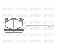 Plaquettes de frein Essieu avant 0144.32 REMSA pour RENAULT SUPER 5 TWINGO I
