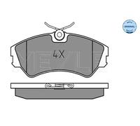 Plaquettes de frein Essieu avant 025 201 2419 MEYLE pour VW