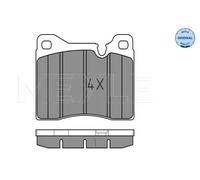 MEYLE Plaquettes de frein avant 025 204 3715 pour BMW 5/6