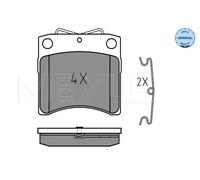 Plaquettes de frein Essieu avant 025 206 5217 MEYLE pour VW