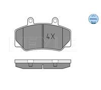 Plaquettes de frein Essieu avant 025 212 3316 MEYLE pour VOLVO 940 II 960 960 II