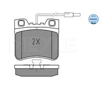 MEYLE Plaquettes de frein Essieu avant 025 212 6717/W avec anti-grincement pour Citroën Peugeot