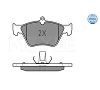 MEYLE 025 214 1117 Plaquettes de frein