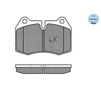 Plaquettes de frein avant MEYLE OE pour Bmw Série 7 E38 (07/1993-07/2001)