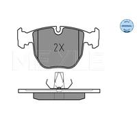 MEYLE Plaquettes de frein 025 214 8619 – Jeu de 4 avant