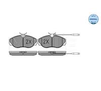 Plaquettes de frein Essieu avant 025 217 9719/W MEYLE pour PEUGEOT FIAT CITROËN