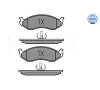 Plaquettes de frein Essieu avant 025 218 2217 MEYLE pour JEEP KIA