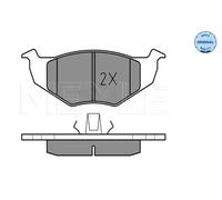Plaquettes de frein Essieu avant 025 218 6615 MEYLE pour SEAT VW