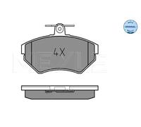 Plaquettes de frein Essieu avant 025 219 4519 MEYLE pour AUDI VW