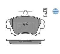 Plaquettes de frein Essieu avant 025 219 8317 MEYLE pour MITSUBISHI VOLVO SMART