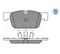Plaquettes de frein Essieu avant 025 220 9817/PD MEYLE pour VOLVO V90 II Break