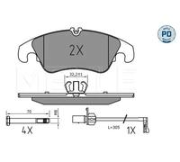 MEYLE 025 222 5219/PD Plaquettes de frein