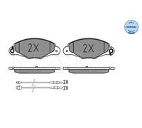 Plaquettes de frein Essieu avant 025 231 3518/W MEYLE pour CITROËN XANTIA XM
