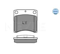 Plaquettes de frein Essieu avant 025 231 7618/W MEYLE pour VW